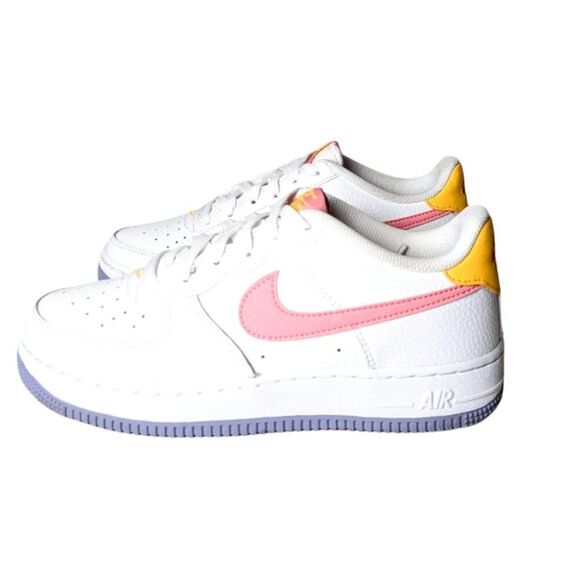 NIKE Air Force 1 Low "Coral Chalk Laser Orange" Sneakers Size 5.5Y/W7 - Picture 2 of 7